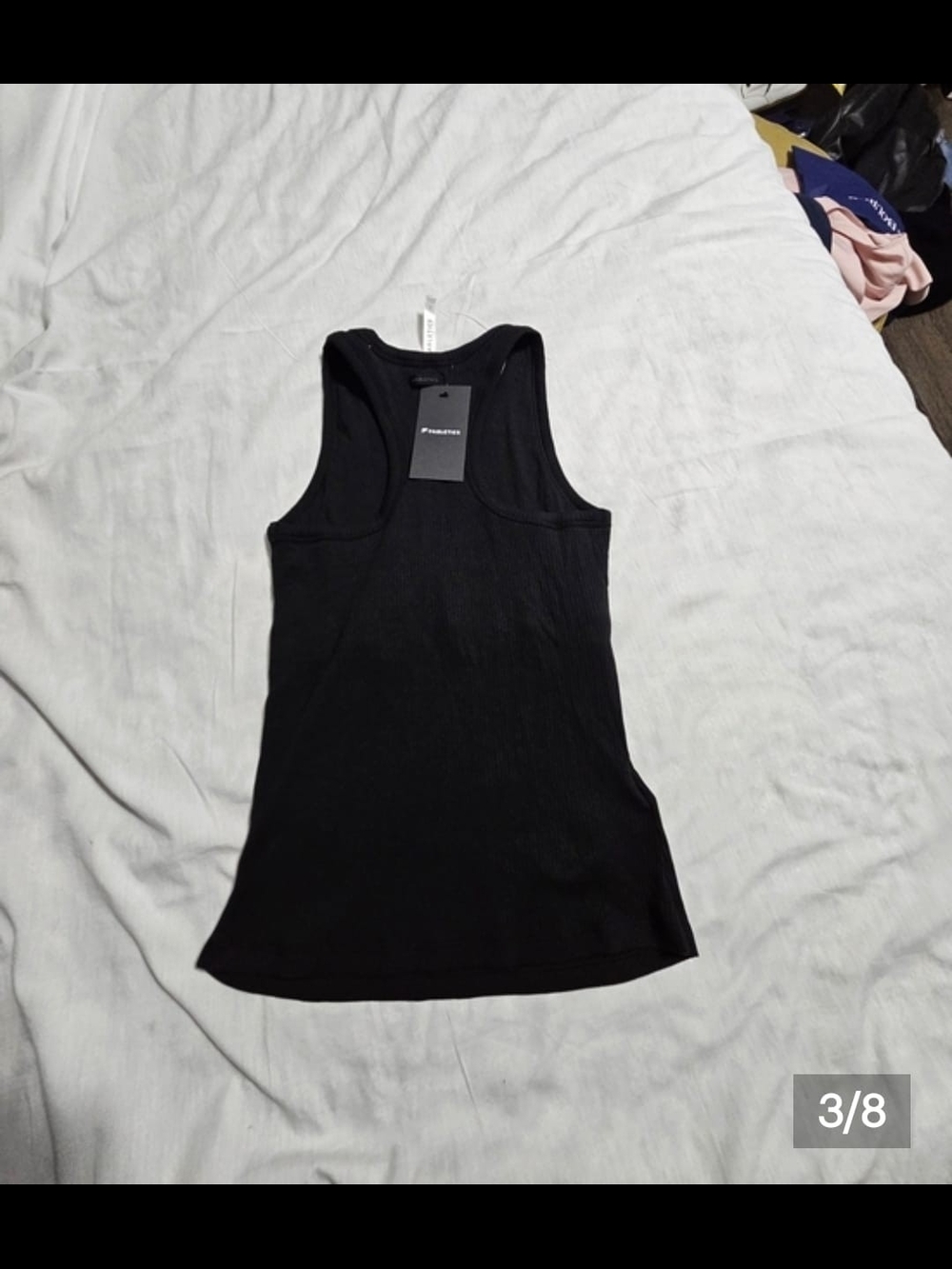 Fabletics Black Racerback Tank